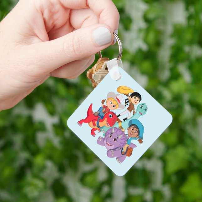 Porte-clés Dino Ranch Yee Haw ! (main)