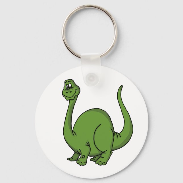 Porte-clés Dino vert (Recto)