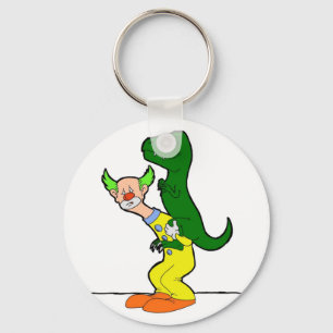 Porte-clés Dinosaur équitation clown