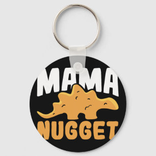 Porte-clés Dinosaur Poulet Maman Nugget Femmes Dino Nugget