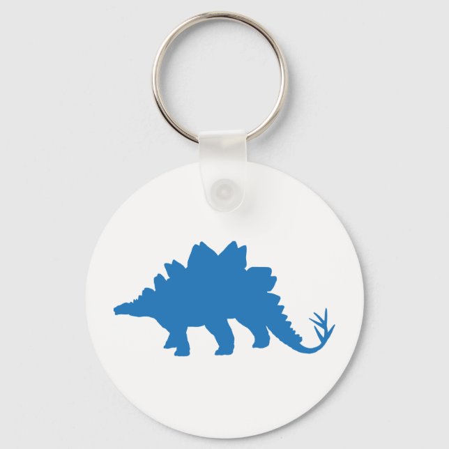 Porte-clés Dinosaure Bleu (Recto)