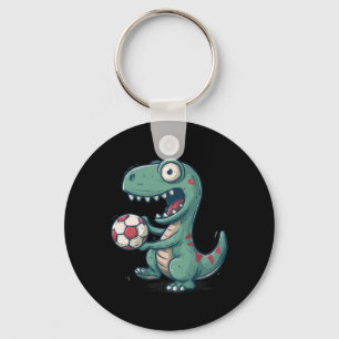 Porte-clés Dinosaure de football excité pour Juric et amateur