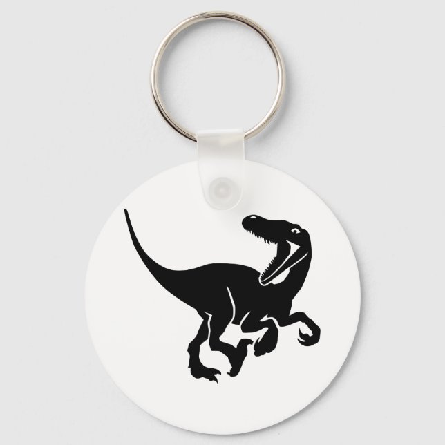 Porte-clés Dinosaure de Velociraptor (Recto)