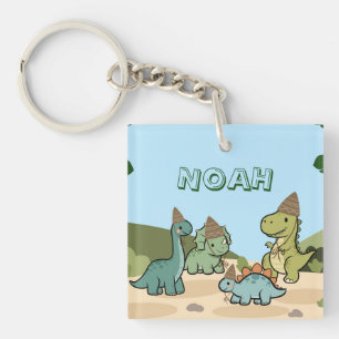 Porte-clés dinosaure mignon Cadeau de fête