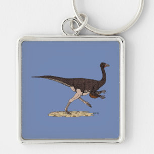 Porte-clés Dinosaure ornithomimus crétacé