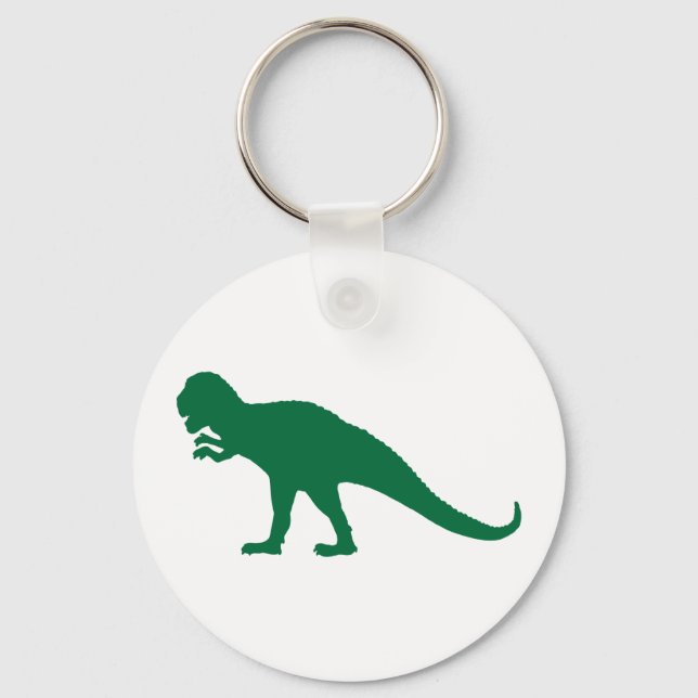 Porte-clés Dinosaure Vert (Recto)