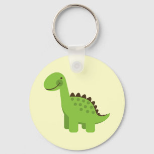 Porte-clés Dinosaure vert mignon