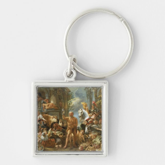 Porte-clés Diogène recherchant un homme honnête, c.1650-55 (o (Devant)