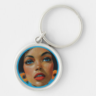 Porte-clés Dionne par KAB Premium Round Porte - clé
