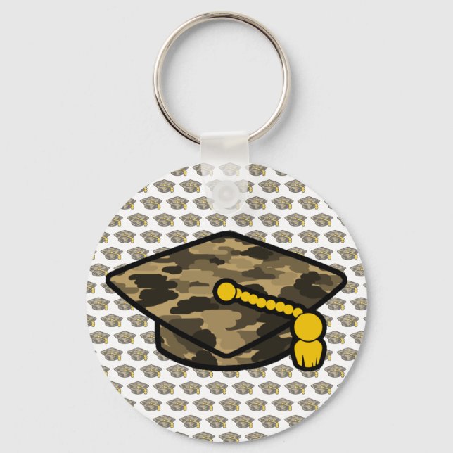 Porte-clés Diplôme de Cap Khaki Camo (Recto)