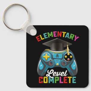 Porte-clés Diplômé de Niveau Élémentaire Jeux de Graduation J