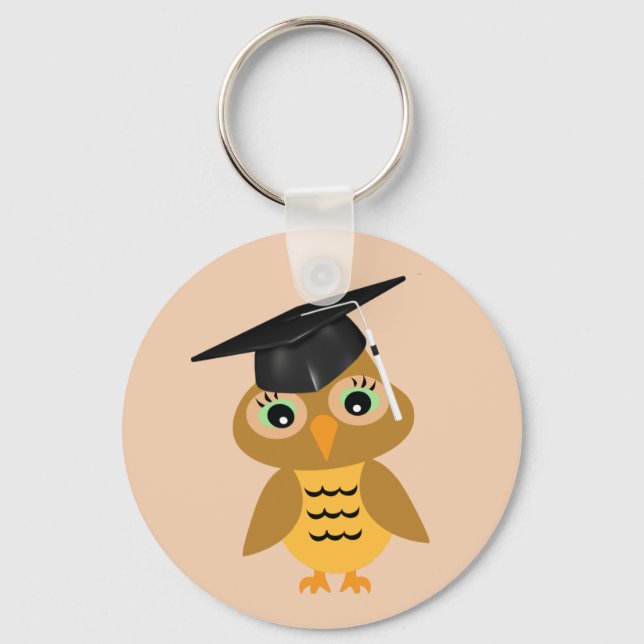 Porte-clés Diplômé de Smart Owl (Recto)