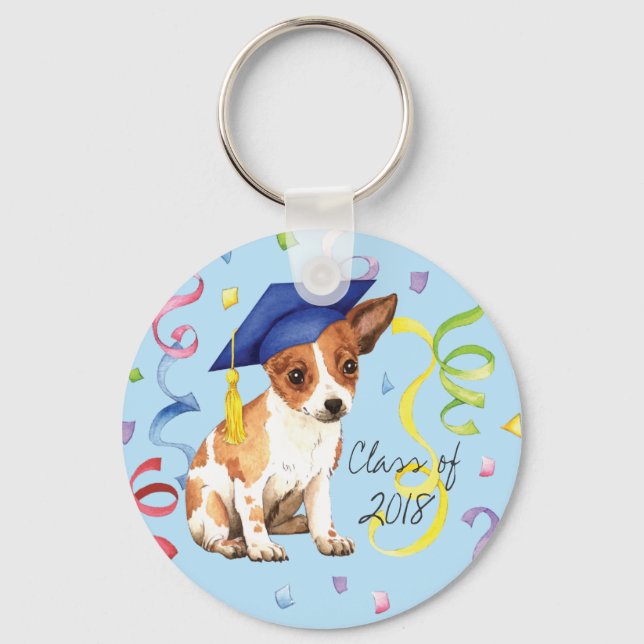 Porte-clés Diplômé du Chihuahua (Recto)