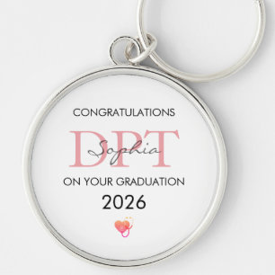 Porte-clés Diplômé en kinésithérapie Promotion personnalisée