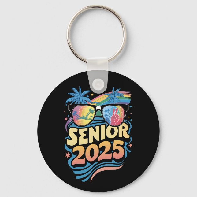 Porte-clés Diplômé Rétro 2025 Promotion 2025 (Recto)