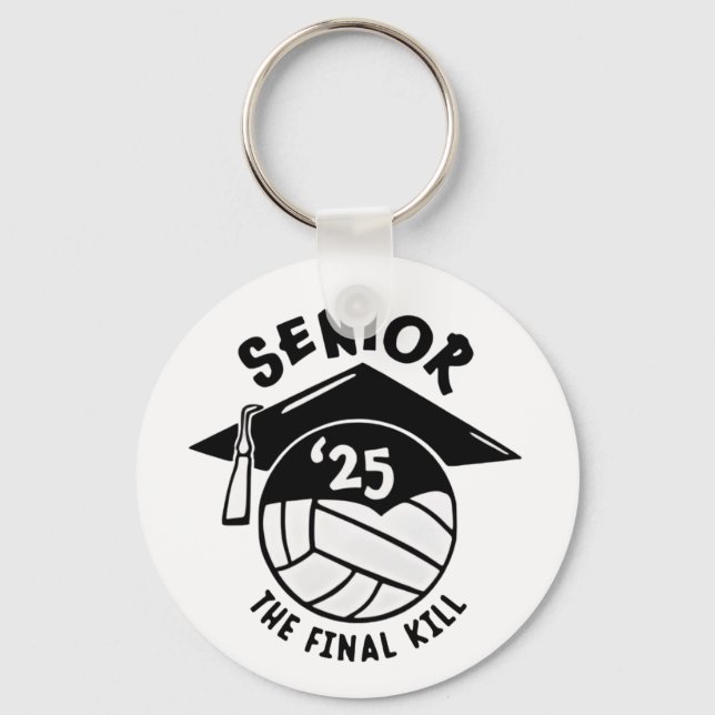 Porte-clés Diplôme supérieur de volley-ball 2025 (Recto)