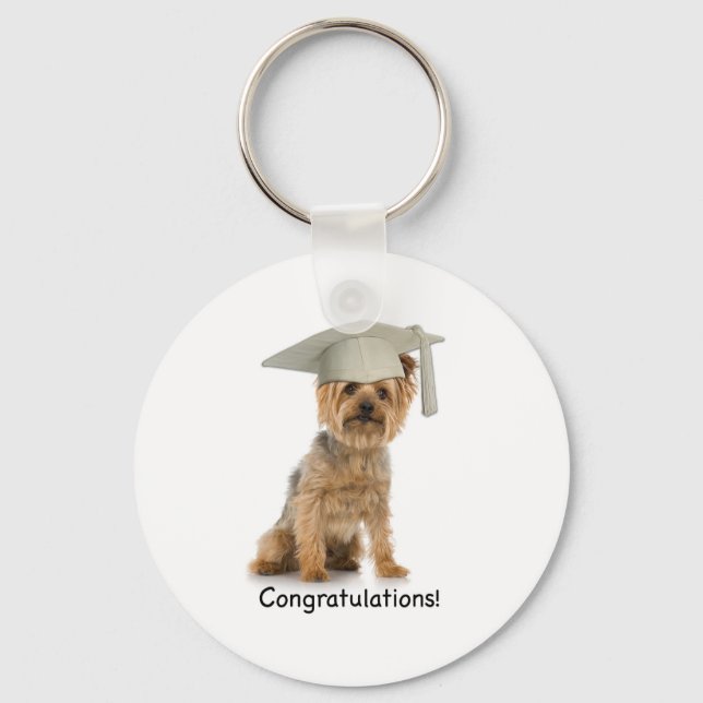 Porte-clés Diplôme Yorkie Félicitations Yorkie (Recto)