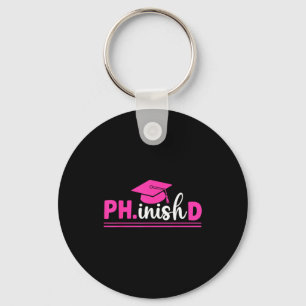 Porte-clés diplômée de doctorat ph.d femmes.diplôme de doctor