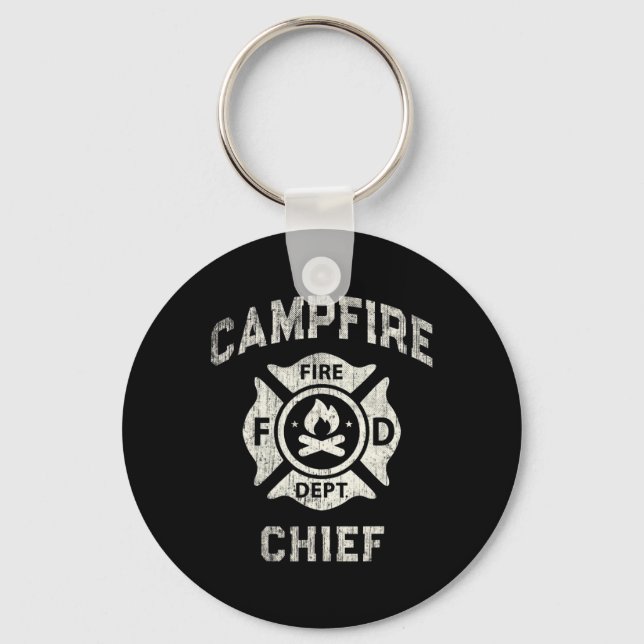 Porte-clés Directeur de camp d'été drôle de chef de camp de f (Recto)