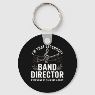 Porte-clés Directeur de groupe amusant Professeur de musique