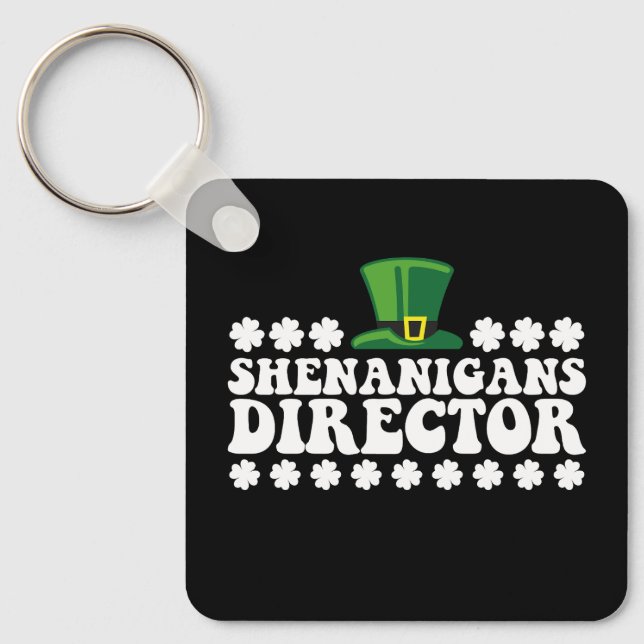 Porte-clés Directeur de Shenanigans Groovy Saint-Patrick irla (Recto)