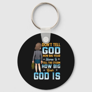Porte-clés Dis à quel point ton Dieu est grand - Motivation c