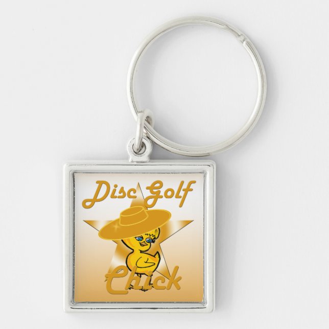 Porte-clés Disc Golf  Chick #10 (Devant)