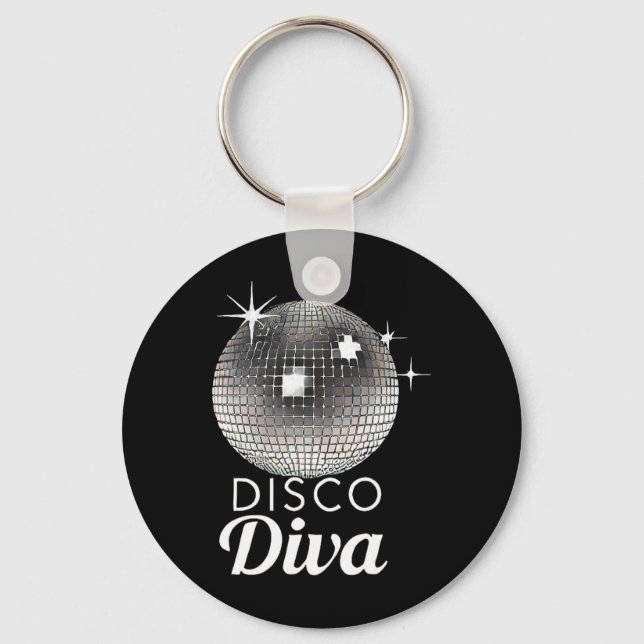 Porte-clés Disco Ball Disco Diva Queen3 (Recto)