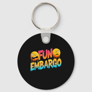 Porte-clés Discours de plaisanterie d'embargo amusant cool po