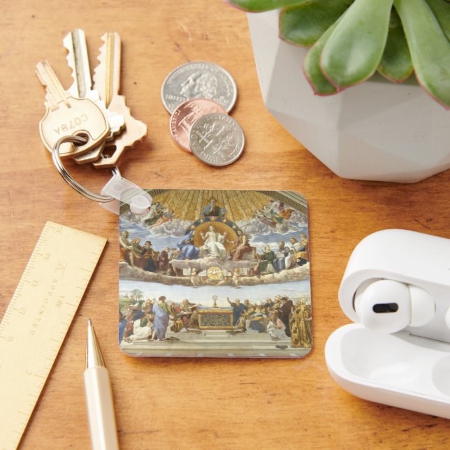 Porte-clés Discussion sur le Saint Sacrement, Raphaël Sanzio (Bureau)