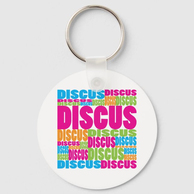 Porte-clés Disque coloré (Recto)