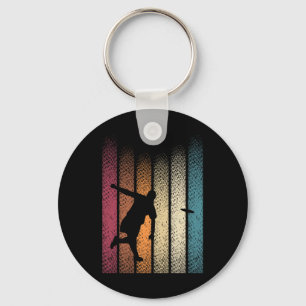 Porte-clés Disque de golf rétro Frisbee _3
