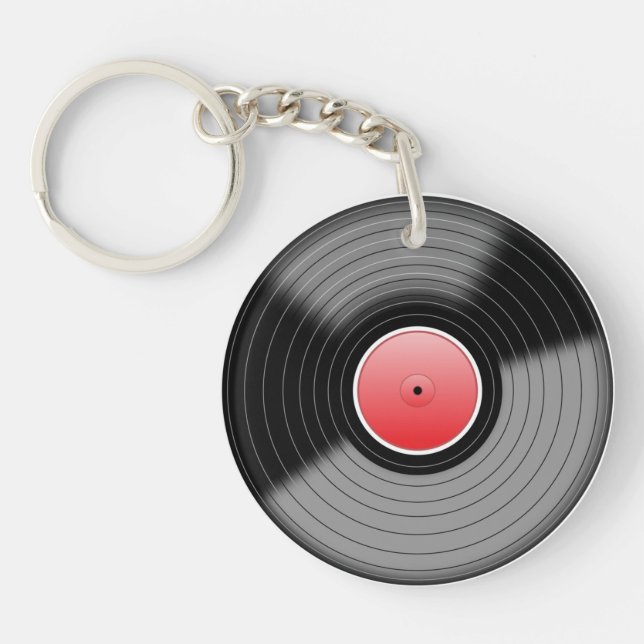 Porte-clés disque vinyle (Devant)