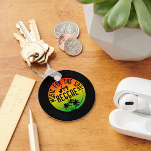 Porte-clés Disque vinyle de musique reggae