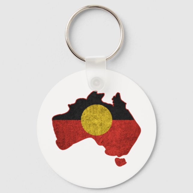 Porte-clés Distressed Aboriginal Flag  (Recto)