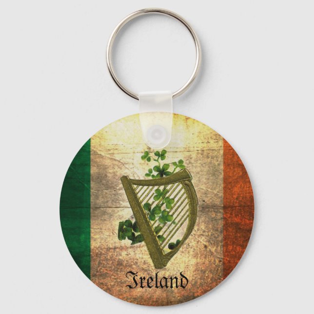Porte-clés Distressed Irish Flag (Recto)