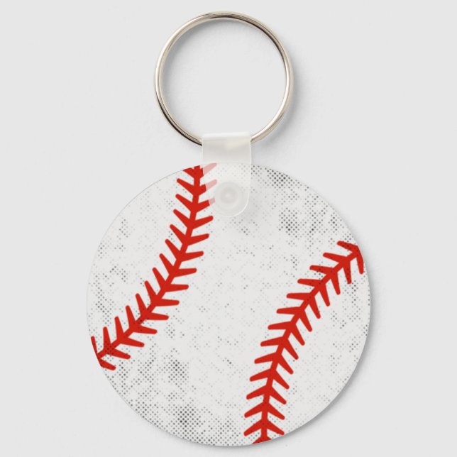 Porte-clés Distressed Vintage Baseball Retro Athletic Style (Recto)