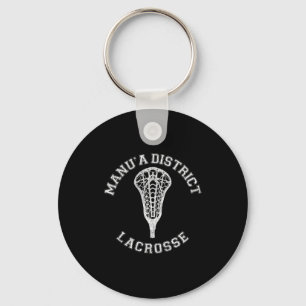 Porte-clés District de Manua Lacrosse Filles Lax Rétro Détres