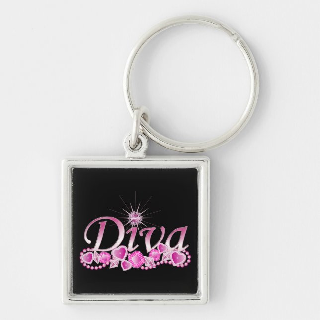 Porte-clés Diva Bling (Devant)