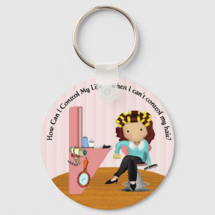 Porte-clés Diva de bigoudi