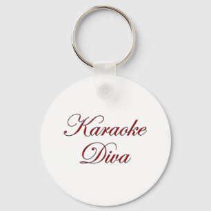 Porte-clés Diva de karaoke