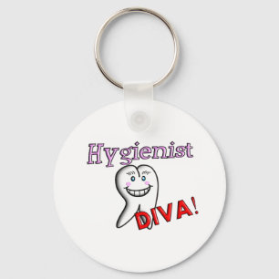 Porte-clés DIVA d'hygiéniste de cadeaux d'hygiéniste dentai