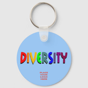 Porte-clés Diversité Porte - clé bleu bébé personnalisé