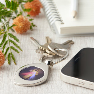 Porte-clés Divine Mercy Gold