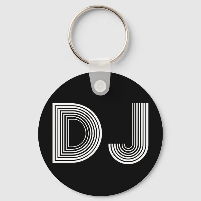 Porte-clés DJ vintage (Recto)