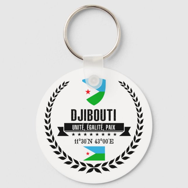 Porte-clés Djibouti (Recto)