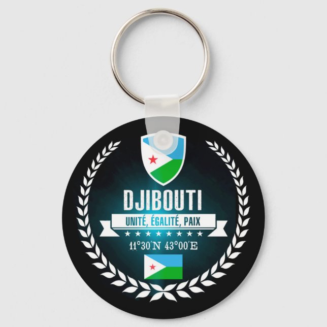 Porte-clés Djibouti (Recto)