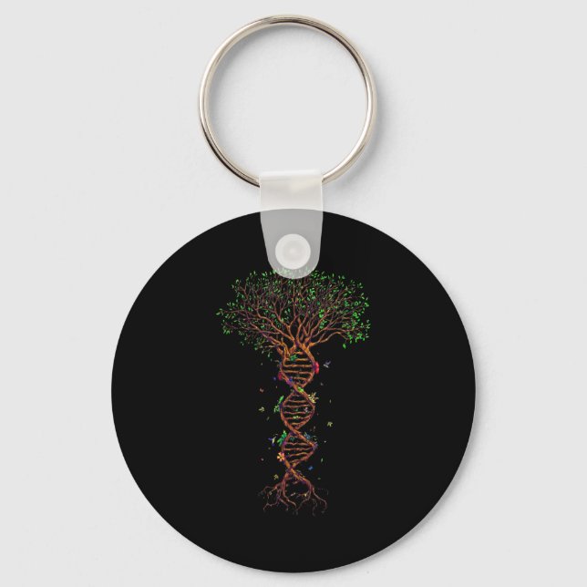 Porte-clés Dna Tree Genetic Funny Earth Day Plant A Tree Life (Recto)