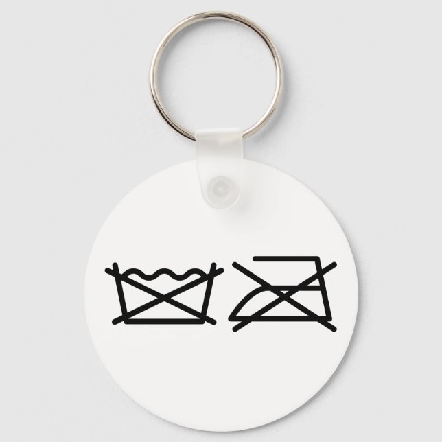 PORTE-CLÉS DO NOT WASH! DO NOT IRON! (Recto)