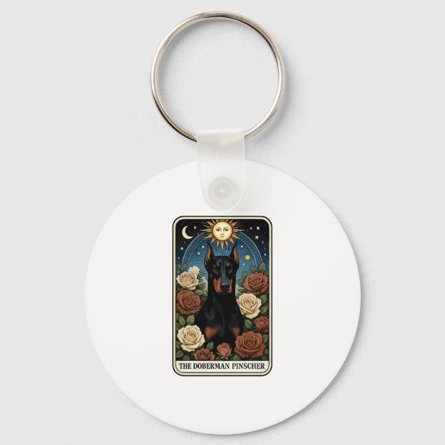 Porte-clés Doberman Pinscher (Recto)